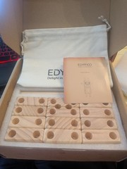 Edyfico Pegblock Masters Toy Stacking Wooden Block Set 24 Months+