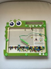 FunMission Dinosaur Magnetic Color Number Maze Drawing Board 3+ Open Box New
