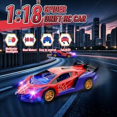 ZIROKAY Spider Remote Control Car with Multi-Color Flash Multicolored Lights