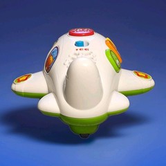 VTech Fly and Learn Airplane Toddler Toy Pull Toy Music Lights Sounds EUC Tested