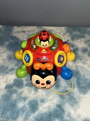 Vtech Crazy Legs Learning Bugs Ladybug Interactive Pull Toy Musical Singing