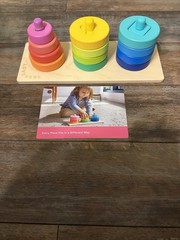 Lovevery Twist & Pivot Pattern Puzzle From The Investigator Play Kit 31, 32, 33