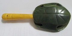 OLD NEAT VINTAGE PLASTIC RATTLE, TURTLE SHAPE, EXTRA CUTE WITH FREE USA POSTAGE