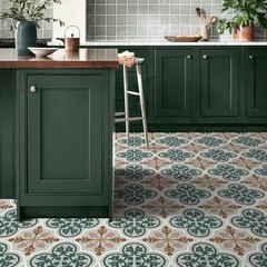 VICCI 24pcs Floor Tile Stickers Easy Peel and Stick Backsplash Wall Tiles Dec…