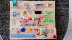 Montessori Toys Busy Board Activity desk Game Board Toddler Toys Travel toy