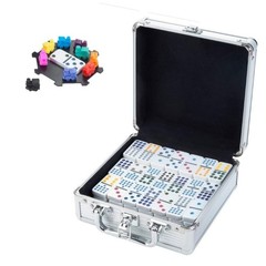 Unbreakable Dominoes Block Compacts Storage Case Educational Toddler Activity