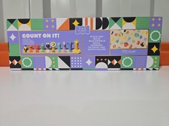 FAO Schwarz Nature Numbers Counting Puzzle Toy Stack & Count 76 Pieces