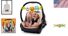 Jungle-Themed Musical Carrier Toy Bar for Babies – Fun Sounds & Spinning Toys