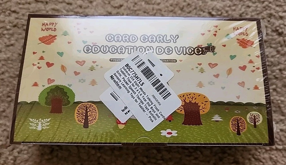 NEW! Card Early Education Device. 224 Sight Words Talking Flash Cards