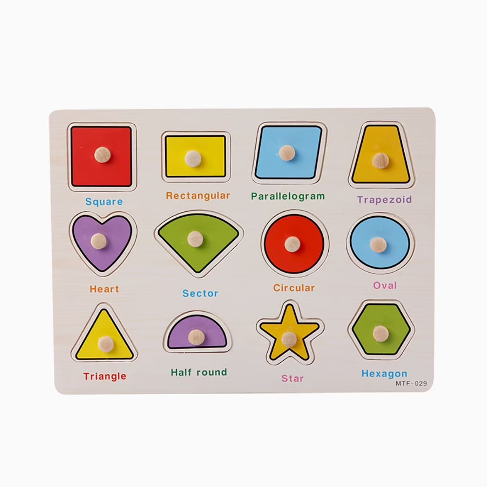 Qocolhg Toddler Toys Wooden Puzzles, Numbers and Shapes, Kids Toys Toddler Puzzl