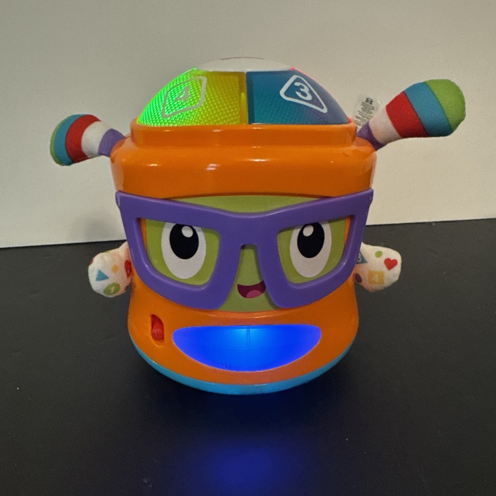 Fisher Price Franky Beats Bat & Boogie Numbers Shapes Lights TESTED WORKS Exclnt