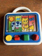 Vintage Cognitive Unimax toy puzzle motor skills Preschool Toddler Baby Toy