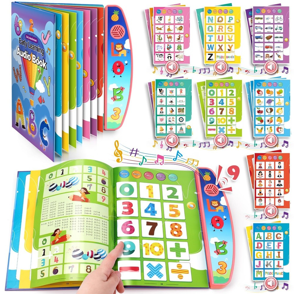 Toddler Toys for 2 3 4 5 Year Old Girls: Interactive Sensory Learning Busy Book
