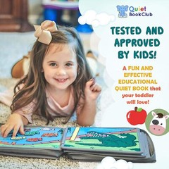 Busy Book for Toddler Airplane Car Activities Toy Road Trip Must Have Essential