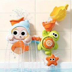 DOLIVE Suction Cup Bath Toys for Toddlers 1-3, Water Sensory Bathtub Toys…