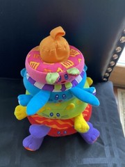 Tomy Lamaze SO CUTE! Baby Animals Stacking Rings Plush Developmental Toy