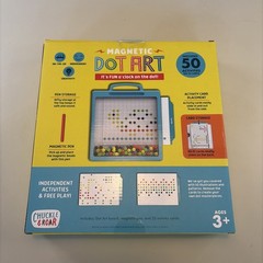 Magnetic Board Dot Art Designer Color by Number Toy Mess Free Stencil Art