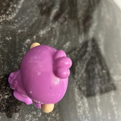 2013 Fisher Price Mattel Laugh & Learn Purple Monkey Plastic Rattle Figure
