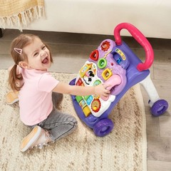 Sit-to-Stand Learning Walker – Educational Toy, Frustration-Free, Lavender Color