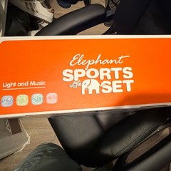 Elephant Sports Playset Activity Toy Light Music 12 Months+ Blue Motor Skills