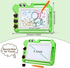 Educational Magnetic Drawing Board with Non-Toxic Stamps – Ideal Gift for Kids