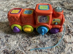 Vtech Interactive Toy Toddler Animal Train Roll And Surprise Red Age 6-36 Months