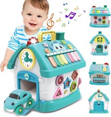 8 in 1 Functional Musical House Educational Baby Toys 12-18 Months Montessori