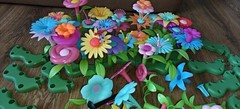 Flower Garden Building Toys for Boys or Girls Huge Lot