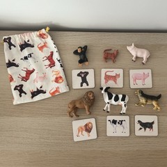 Lovevery Montessori Animal Match Game The Companion Play Kit Months 22, 23, 24+
