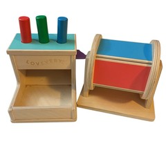 Lovevery Mix Toy Lot wooden peg drop box spinning rainbow Montessori Play