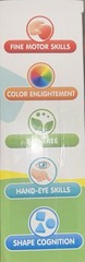 Montessori Toys for Baby 0-3-6-12 Months, 4-In-1 Food-Grade Sensory Toys, Infant