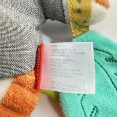 Infantino Playtime Plush Fox Developmental Activity Toy Rattle Crinkle Teether