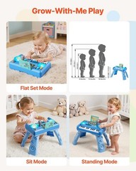 Fisher-Price Laugh and Learn Baby and Toddler Toy Mix and Learn DJ Table Musi