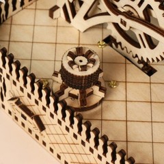 3D Puzzle Assembly for Wheel Educational Interactive Toy Toddlers Girls