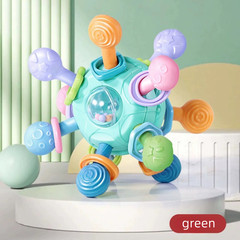 Baby Sensory Toys For 0-6 6-12 Months Food Grade Teething Toy Gift For Boys Girl