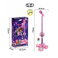 K-Pop Demon Music Microphone Toy for Kids – Light-Up Singing Microphone