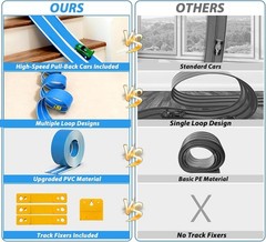 15 Ft Flexible Race Car Track (Daytona Blue) for Kids,Flex Track Starter Set