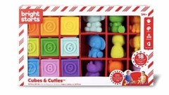 Bright Starts Block and Buddies Holiday Baby Toy Gift Set – 18pc