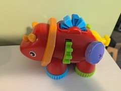 Learning Resources Tracy the Fidget Triceratops – Toddler Montessori Toys