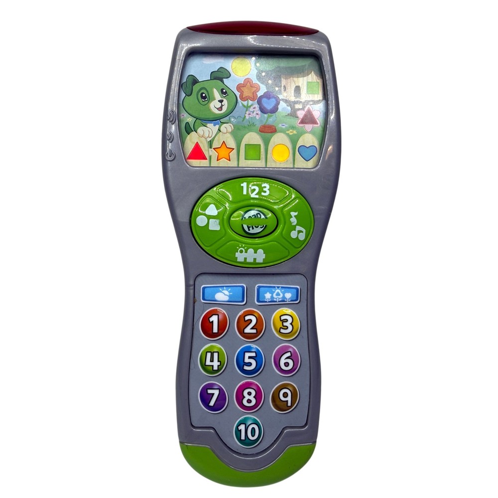 LeapFrog Scout’s Learning Lights Remote Control Toy Baby Toddler Numbers Shapes