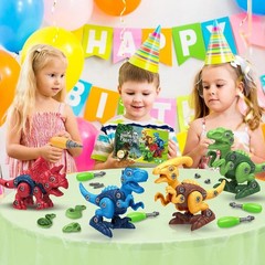 Creative Dinosaur Toy Set with Electric Drill for Imaginative Kids Ages 3-8