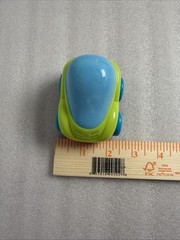 2012 Pull & Go Car – Manhattan Toy Co. 3” Blue White Orange Toddler Toy