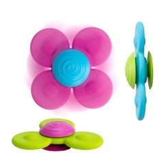 Multicoloured BPA Free Teaching Equipment Toy Set with 3 Colorful Spinners