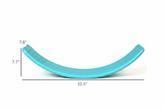 Kids Wobble Balance Board Montessori Waldorf Toy for Toddlers Ages 3-6 Blue 32in