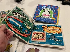 Vintage Johnson & Johnson Soft Vinyl Bath Book 1982 Lot Of 5 Wet Willy Boynton