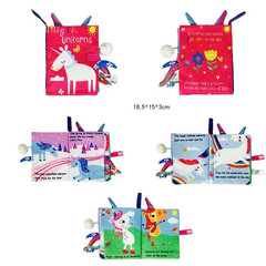 Hot Sale 0-36Month Baby Early Learning Educate Toy Tail Cloth Book Parent-Child