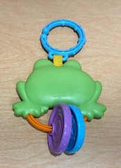 Fisher Price Mattel Forest Friends hanging frog ring rattle replacement Part