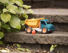 Yellow Dump Truck – Classic Toddler Trucks – Kids Construction Toys – Soft Rubbe