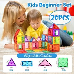 NVHH Magnetic Tiles for Kids Ages 3-5 4-8 Magnetic Blocks Creative Toys