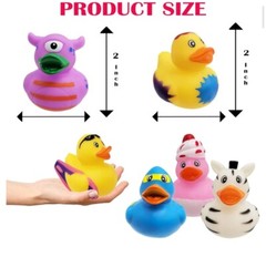 The Dreidel Company Assortment Rubber Duck Toy Duckies 50 Pack 2”